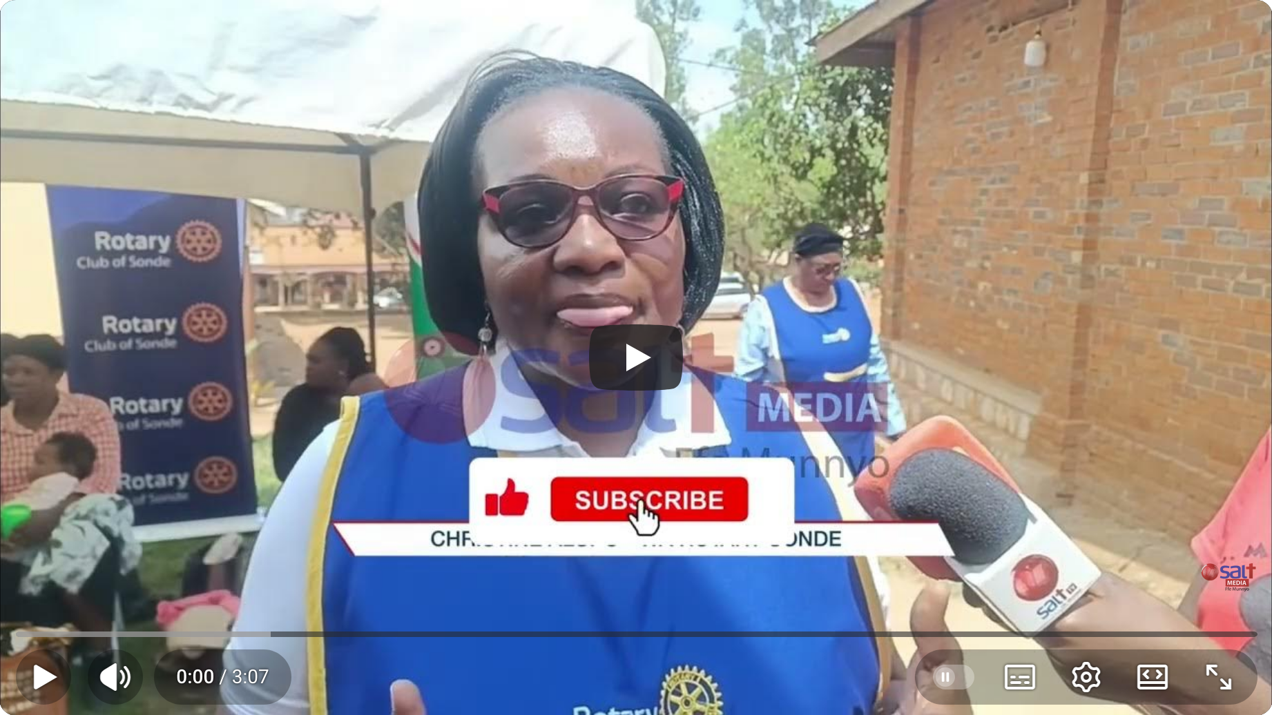 EKIKULA KY’ABAANA: Aba Rotary badduukiridde ab’ekifo ekibalabirira